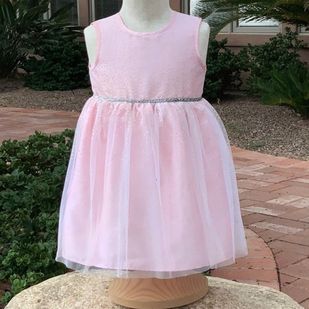 Healthtex Pink Sparkle Dress 3T